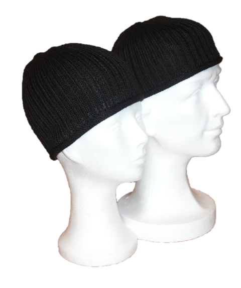 Alpaka Mütze Schwarz