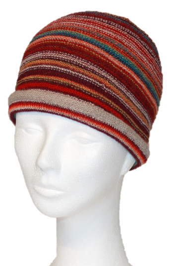 Alpaka Mütze Rainbow