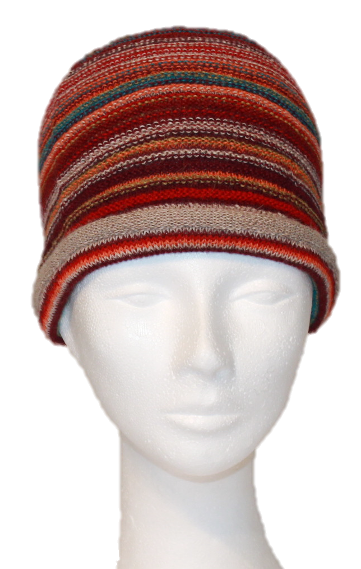 Alpaka Mütze Rainbow