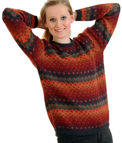 Alpaka Rundhals Pullover Mariana