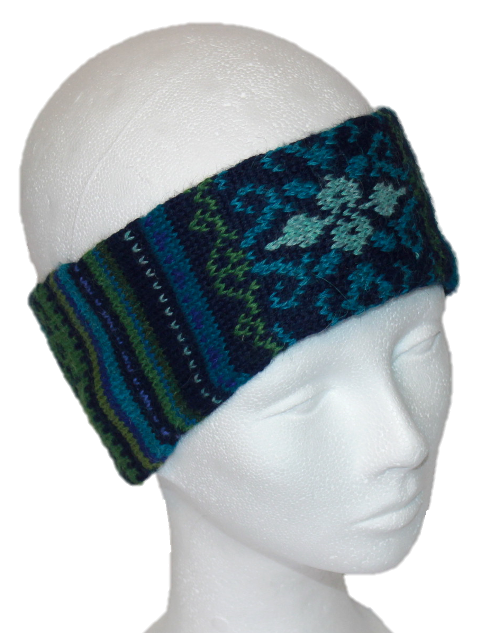 Alpaka Set Tina (Stirnband und Schal)