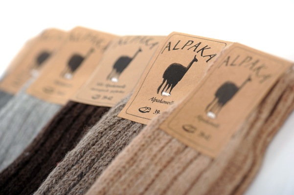 Alpaka Socken dick 3 Paar