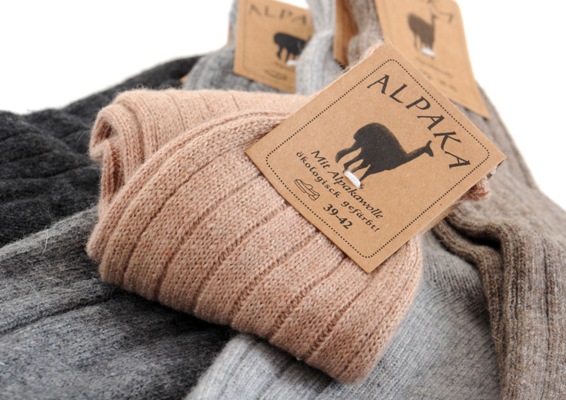 Alpaka Socken 1 Paar