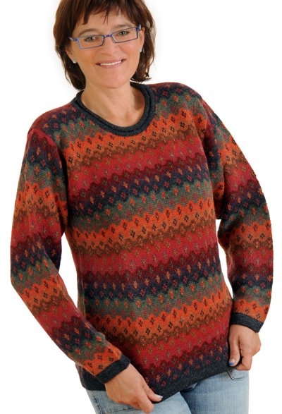 Alpaka Rundhals Pullover Mariana