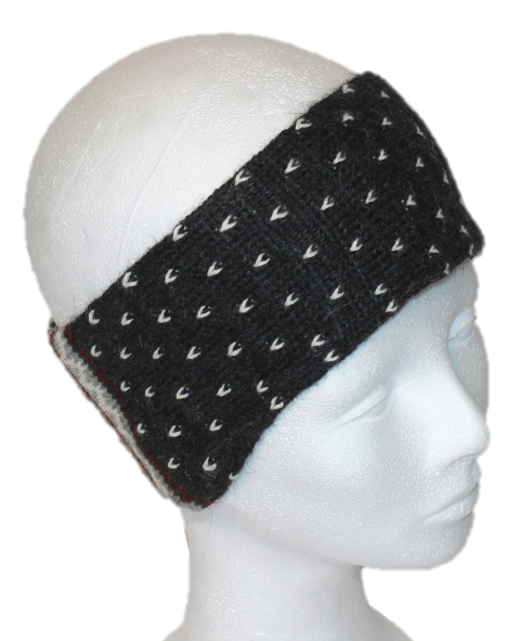 Alpaka Set Norwegen (Stirnband und Schal)