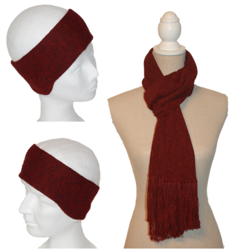 Set Rudi (Stirnband und Schal)