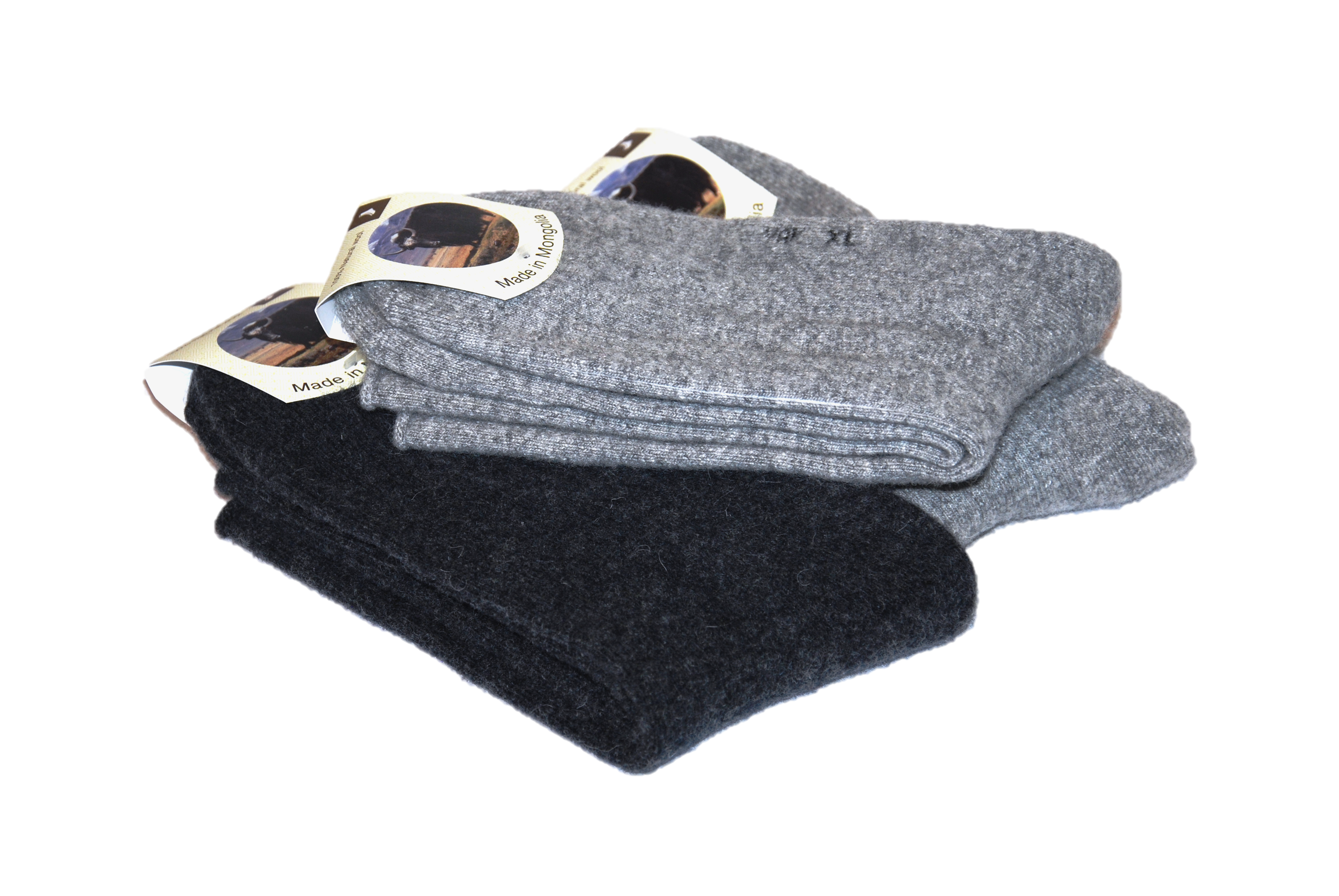 Yak Socken 3 Paar Anthrazit