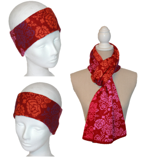 Set Angelika (Stirnband und Schal)