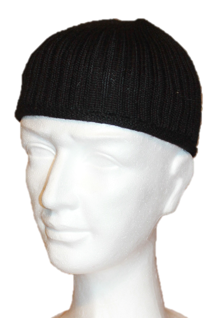 Alpaka Mütze Schwarz