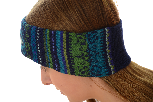 Alpaka Set Tina (Stirnband und Schal)