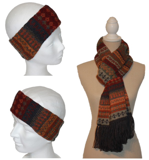 Set Ariel (Stirnband und Schal)