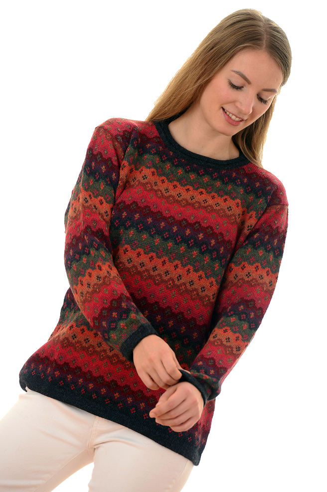 Alpaka Rundhals Pullover Mariana