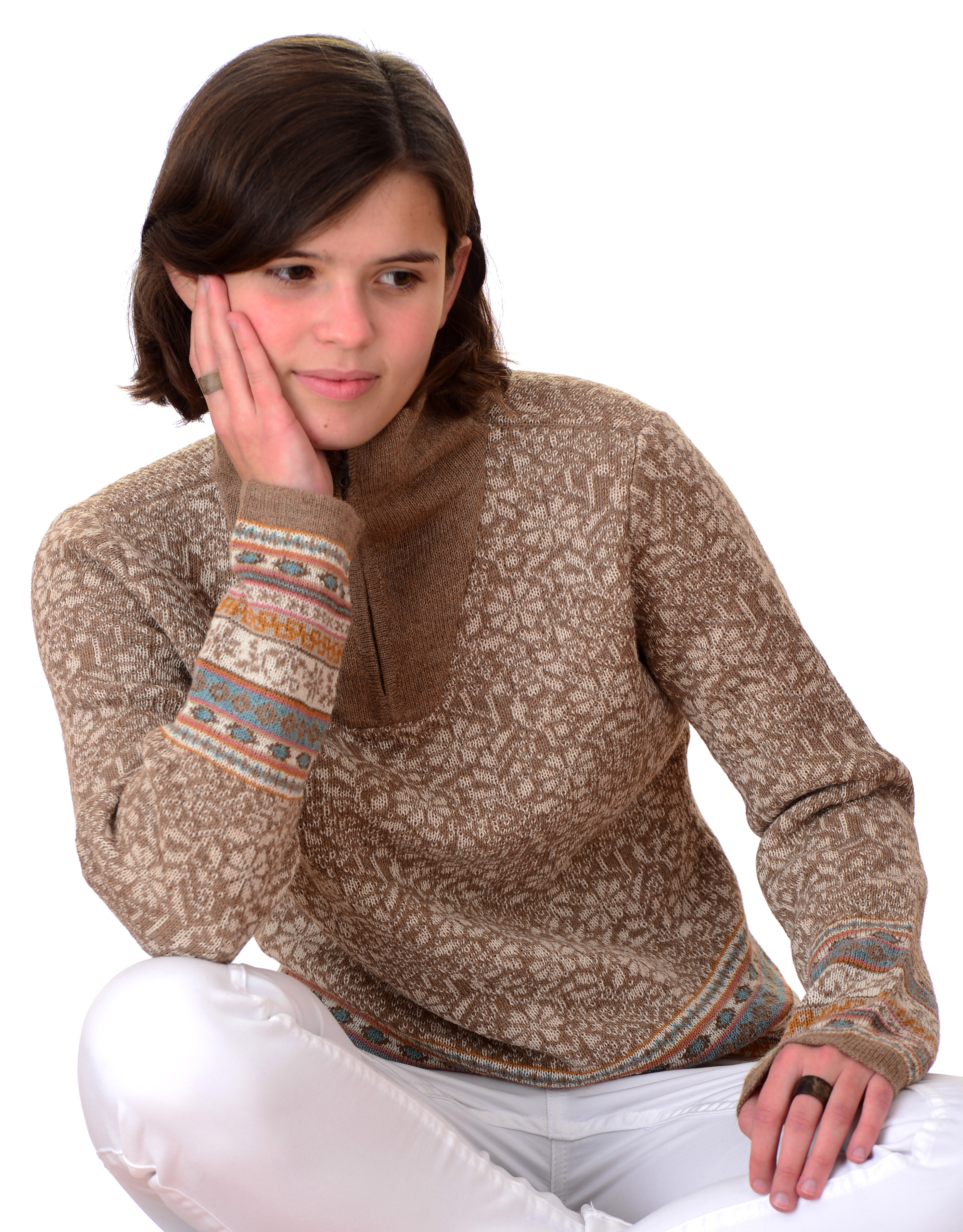 Alpaka Pullover Troyer Lucia