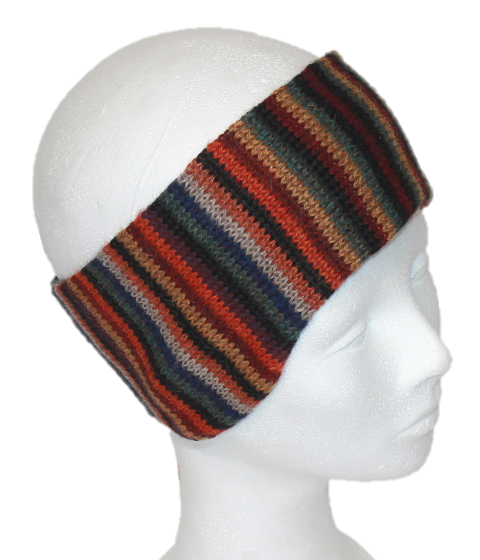 Alpaka Set Iris (Stirnband und Schal)