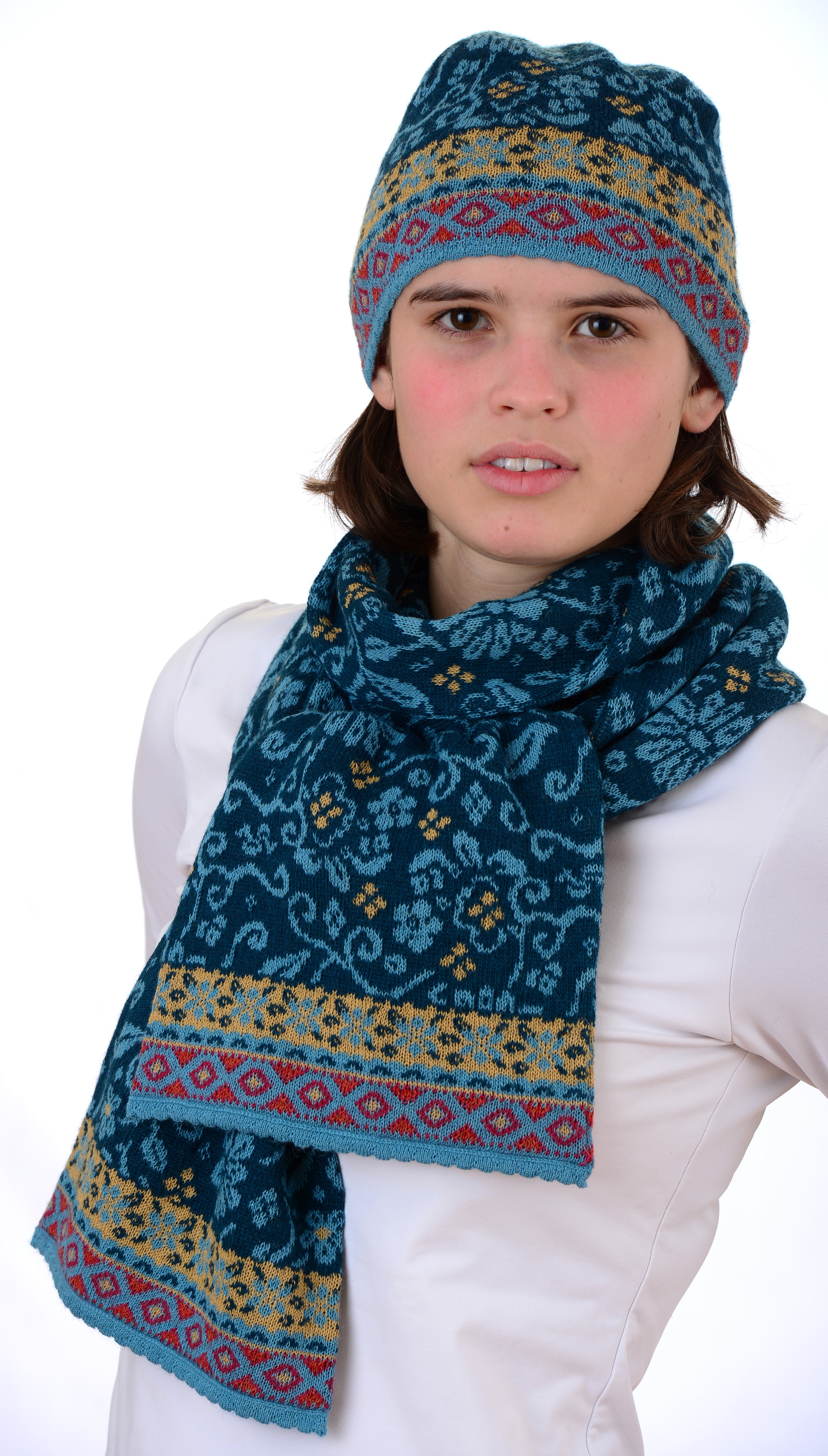 Alpaka Set Joane (Mütze und Schal)