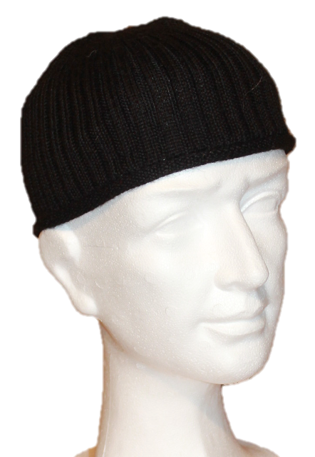Alpaka Mütze Schwarz