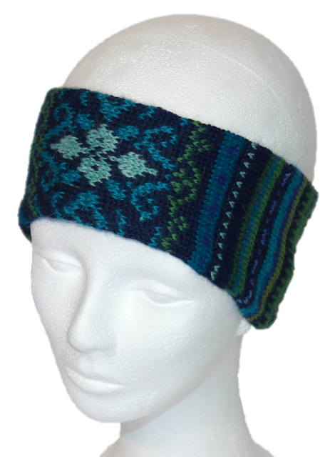 Alpaka Set Tina (Stirnband und Schal)