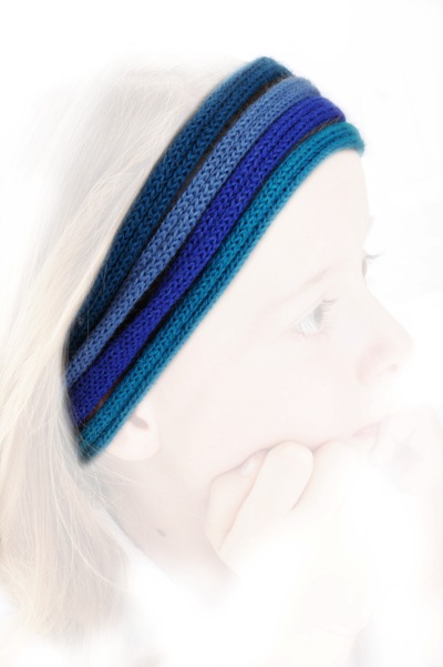 Alpaka Haarschmuck und Halskette 3er Set (3 Stück je Farbe)