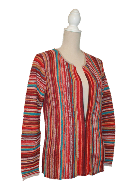 Alpaka Jacke Rainbow