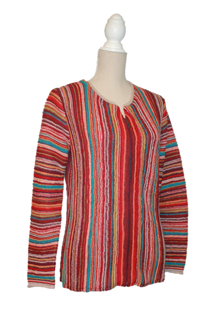 Alpaka Jacke Rainbow